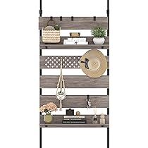 Amazon｜FLEXISPOT 突っ張り棚 CJ3 突っ張りラック 壁面収納 2段 段差